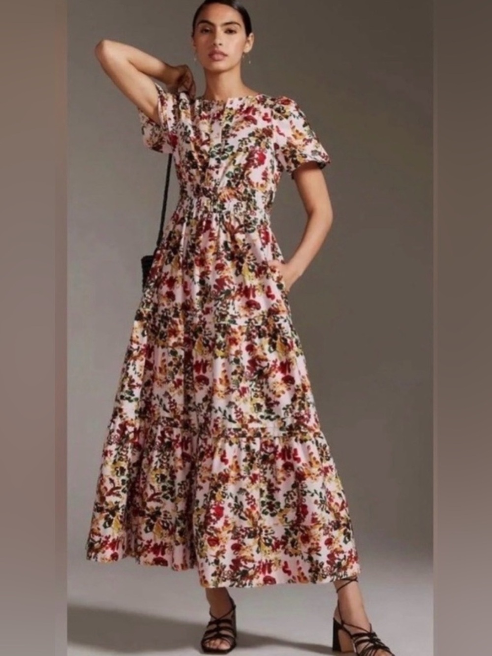 Preowned Anthropologie Maeve Somerset Maxi Dress Size XL